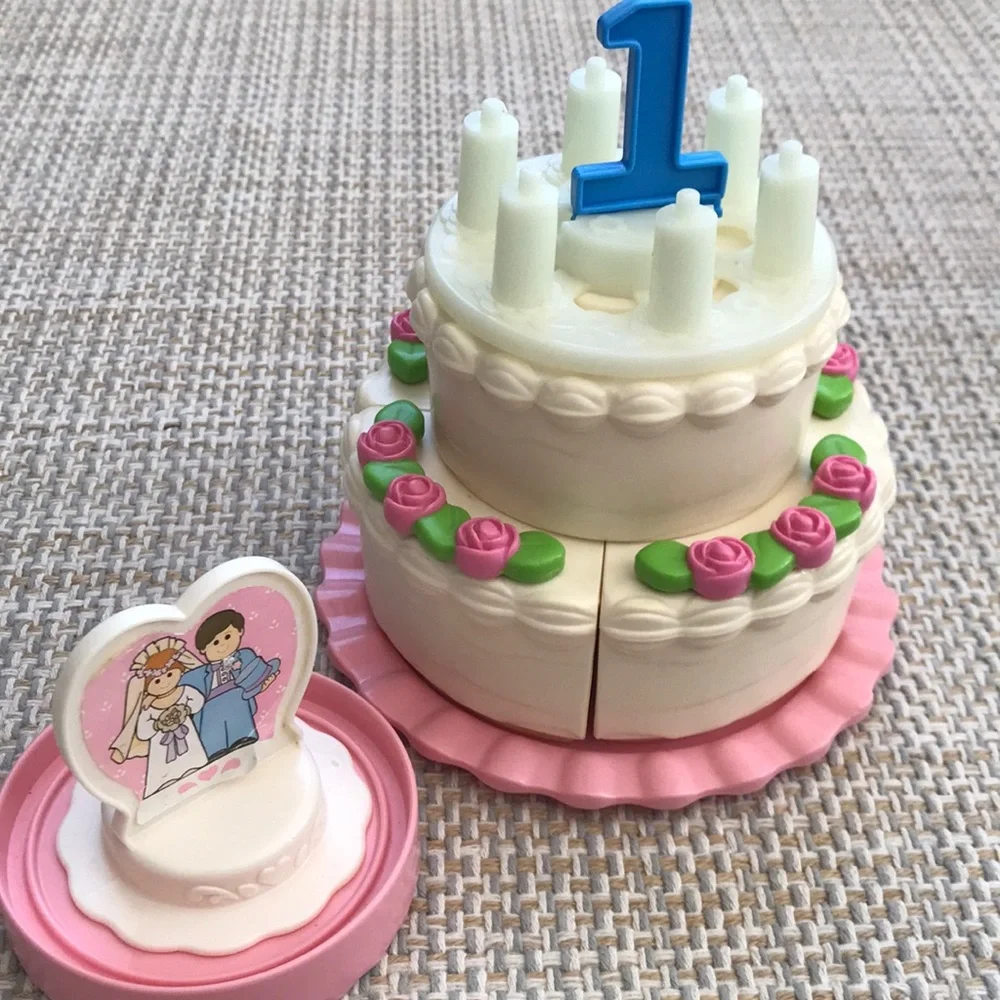 Vintage Fisher-Price Cake Set